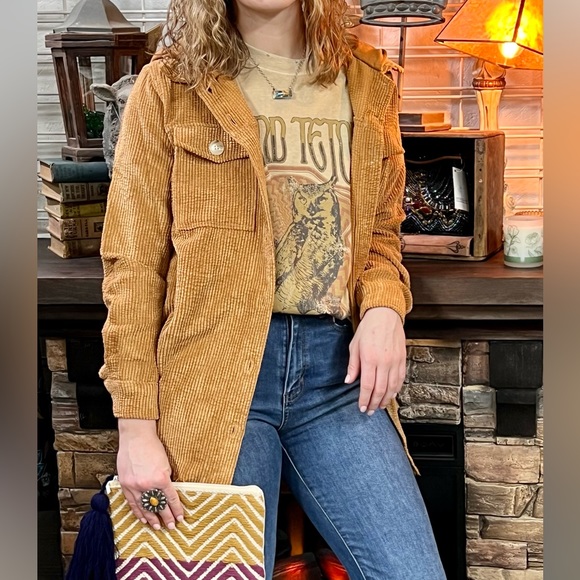 Corduroy Shacket - Picture 2 of 8
